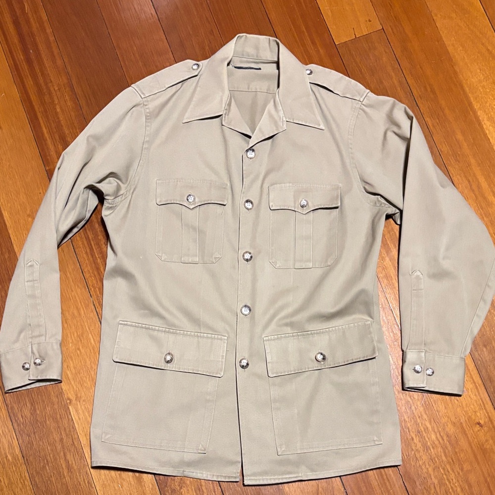 Van Heusen Khaki Military Field Jacket